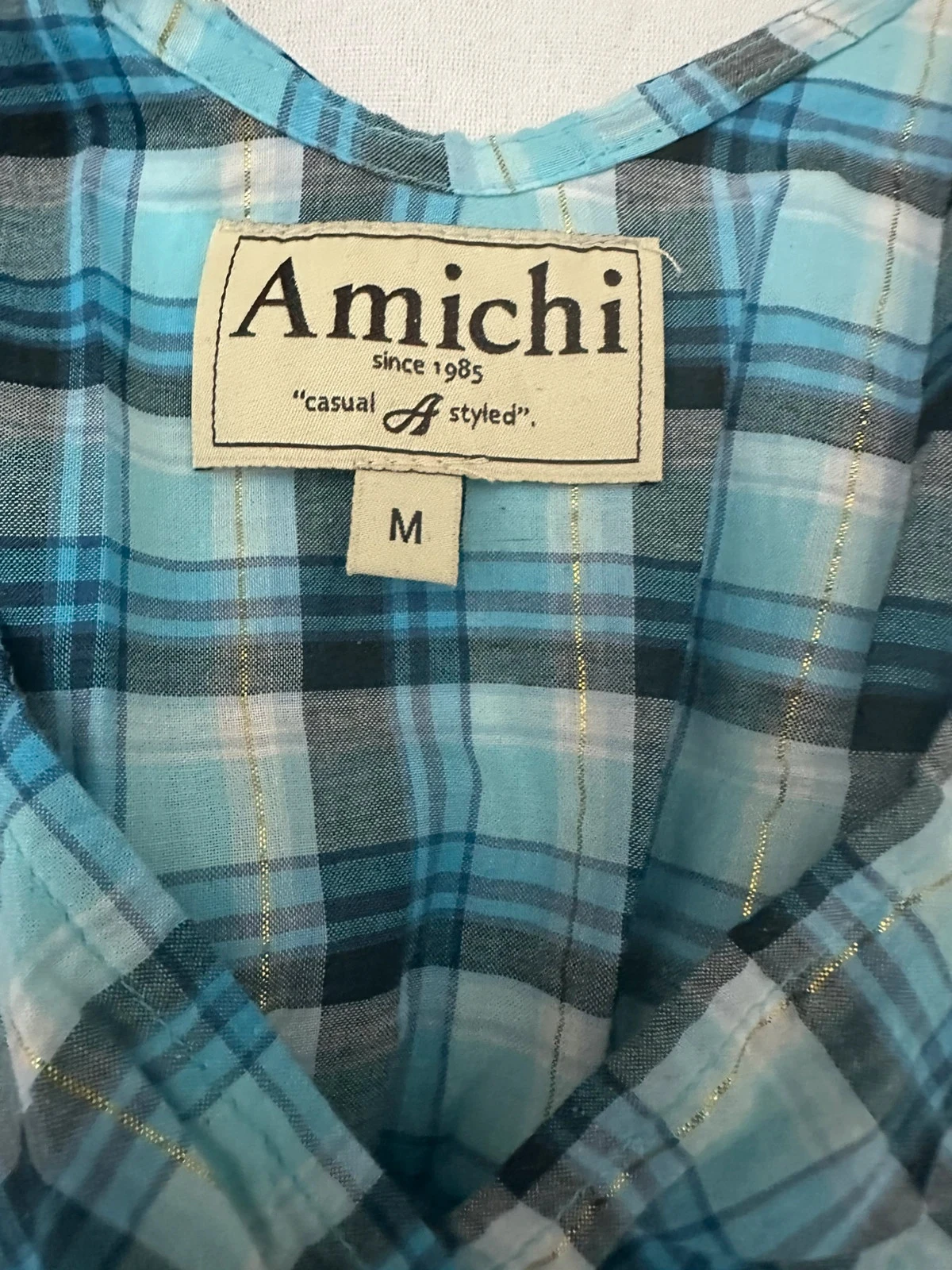 Amichi checkered suspender top – photo 4